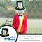 4E's Novelty Mad Hatter Costume Accessory Set for Adults - Green Top Hat with Wig & Blue Bowtie - Alice in Wonderland Tea Party, Halloween, Cosplay, White Rabbit & Fairytale Dress Up
